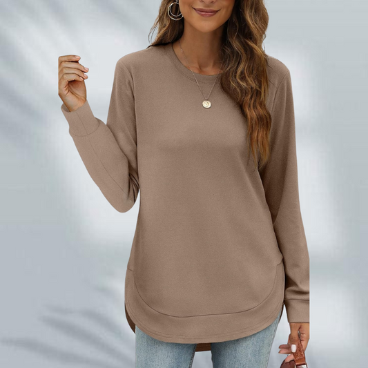 Nicolette™- Buet Fald Sweatshirt