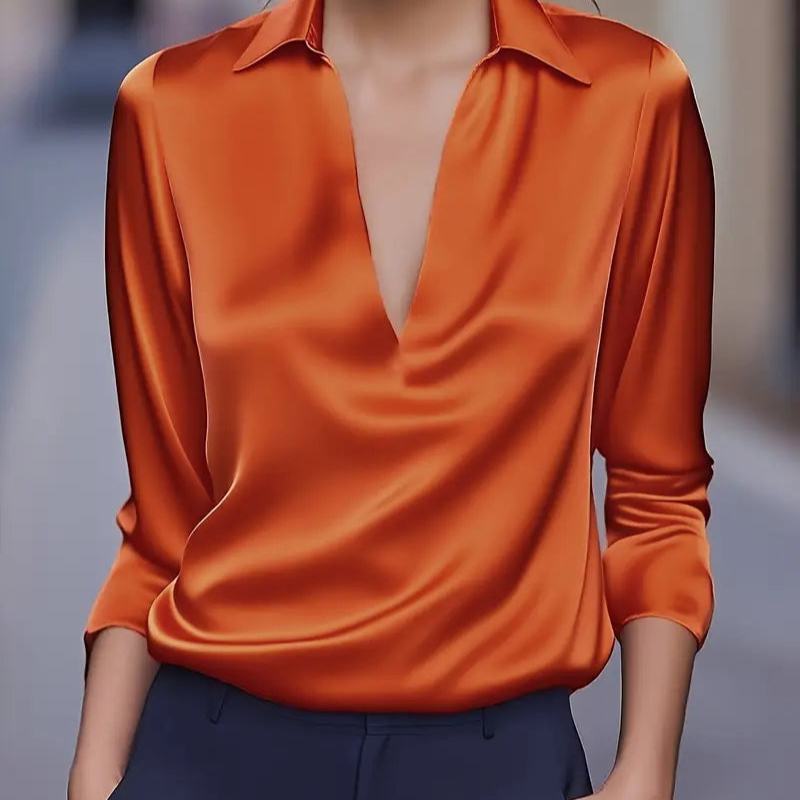 Ellie™- Premium topp med V-hals