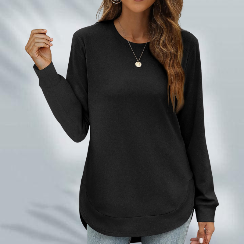 Nicolette™- Buet Fald Sweatshirt
