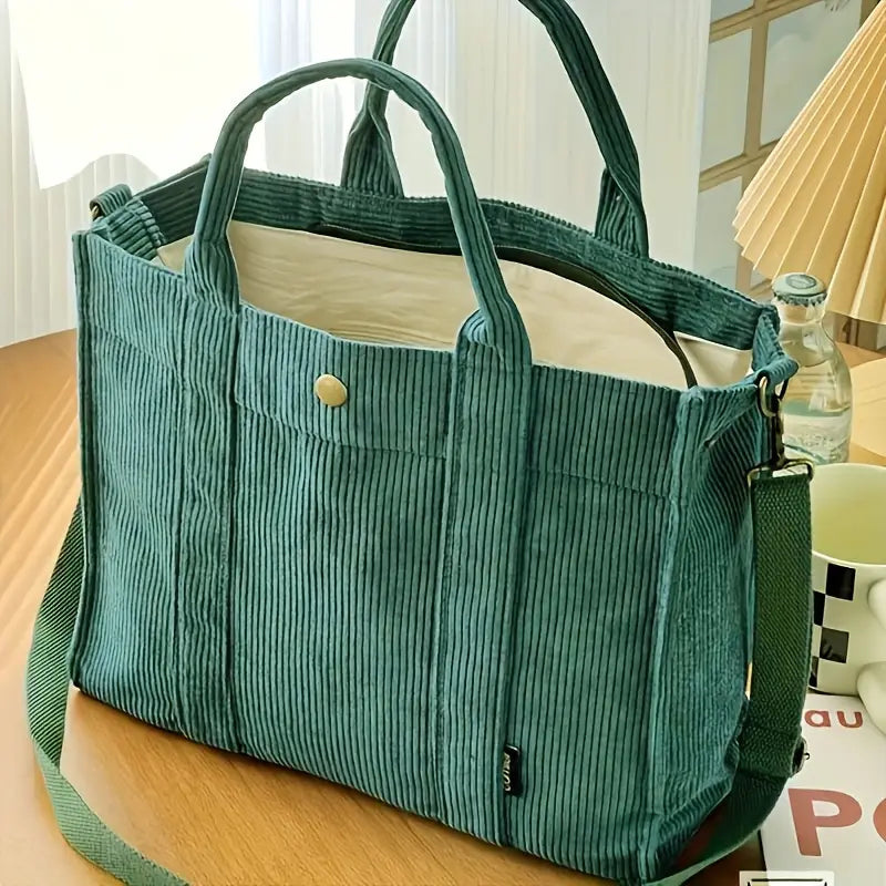 Phoebe™- Kordfløyels crossbody-veske
