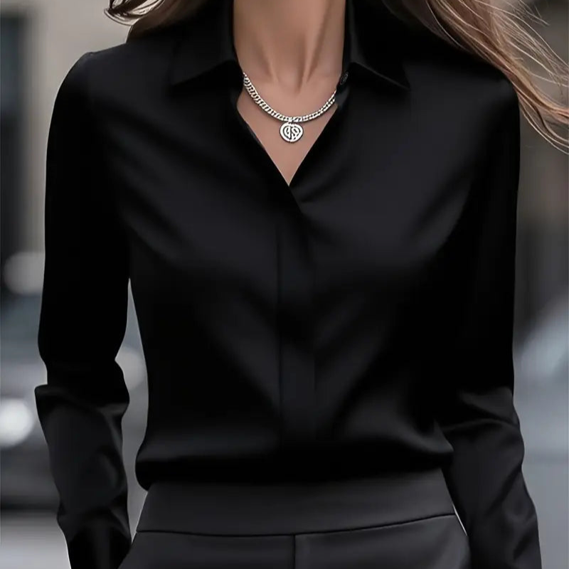 Elizabeth™- Elegant Skjorte med Knapper