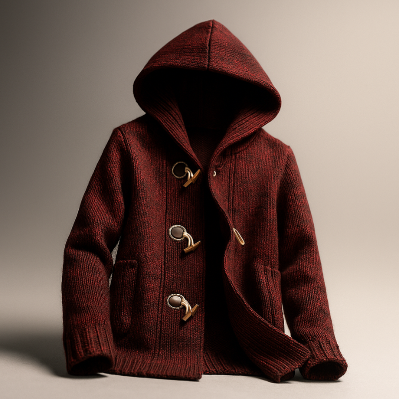 Charlie™- Strikket hettegenser Cardigan