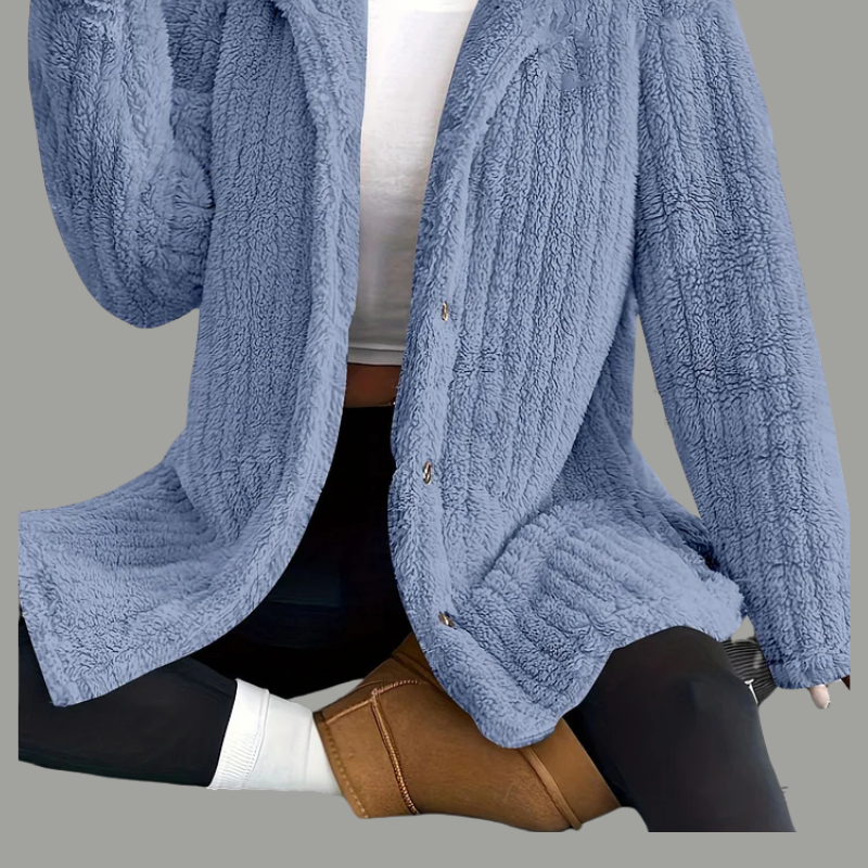 Esme™ - Teddycoat med hette