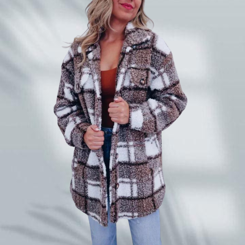 Daisy™ - Fleece-rutete jakke