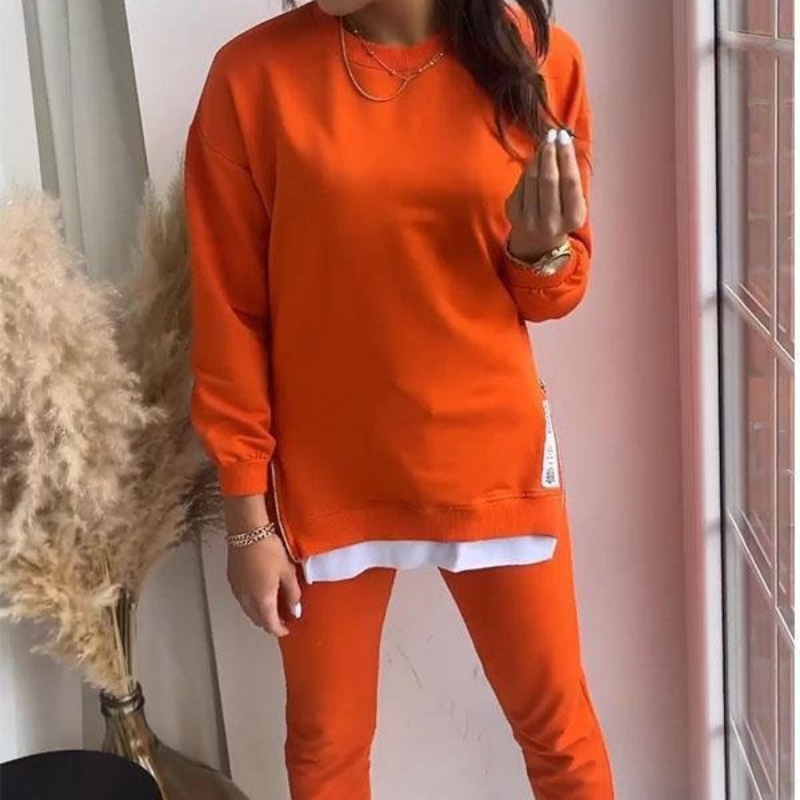 Samira™-  Sweatshirt Todelt sett