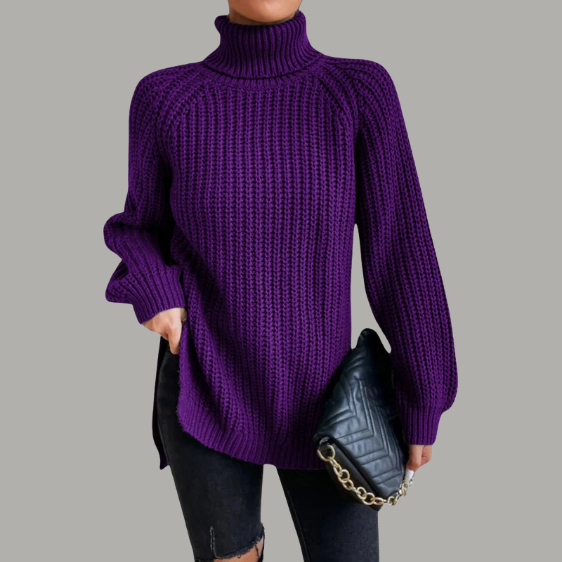 Inea™ - Elegant Høyhalset Genser