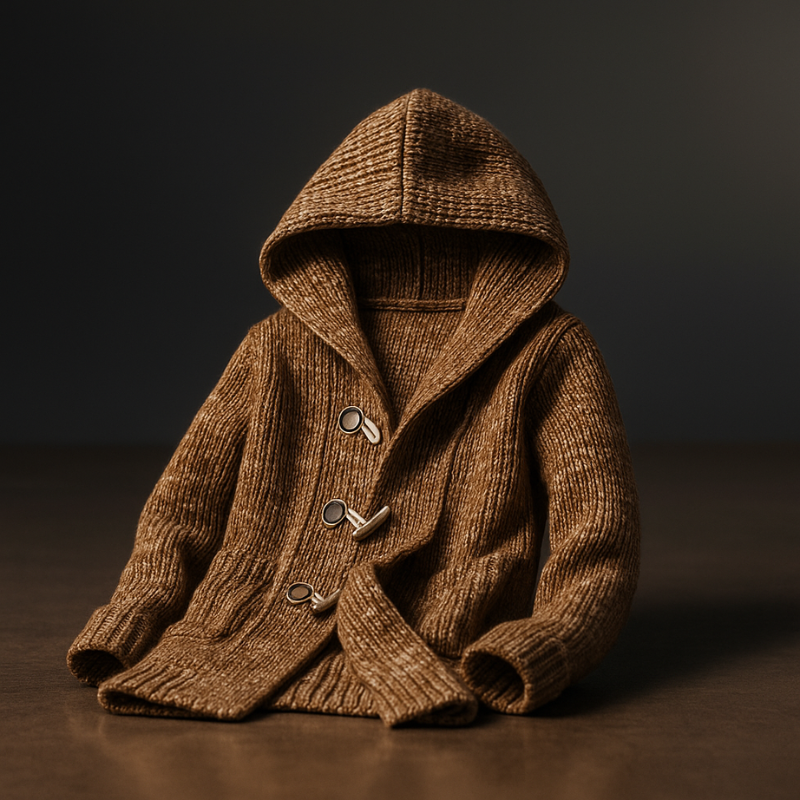 Charlie™- Strikket hettegenser Cardigan