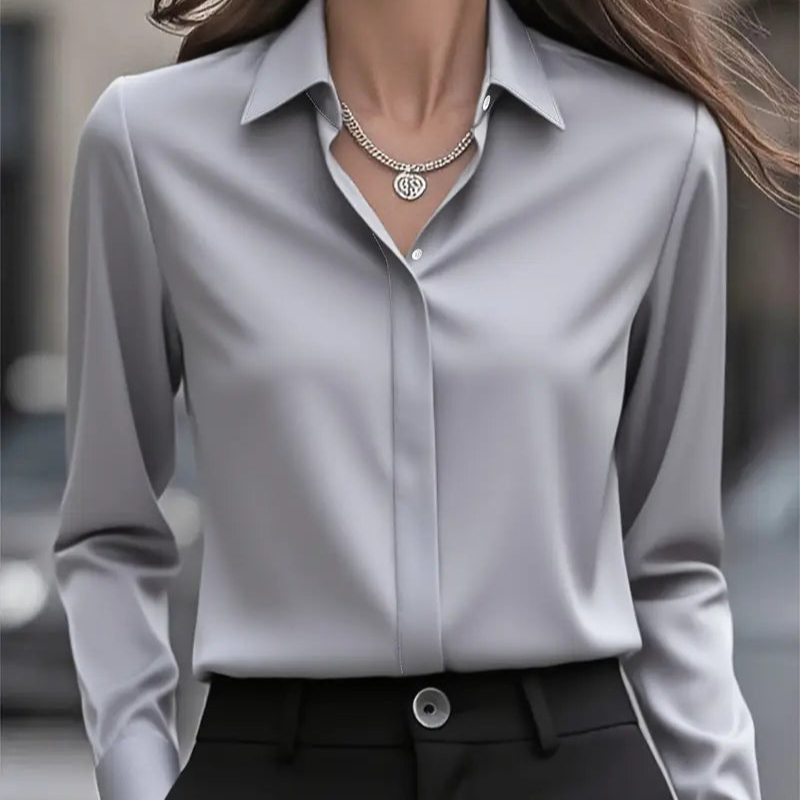 Elizabeth™- Elegant Skjorte med Knapper