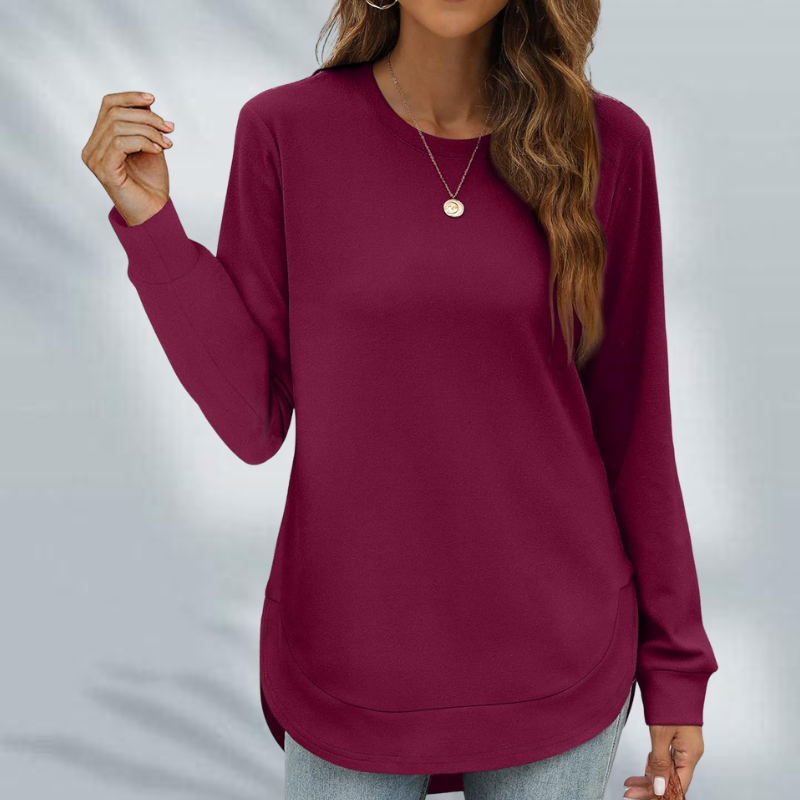 Nicolette™- Buet Fald Sweatshirt