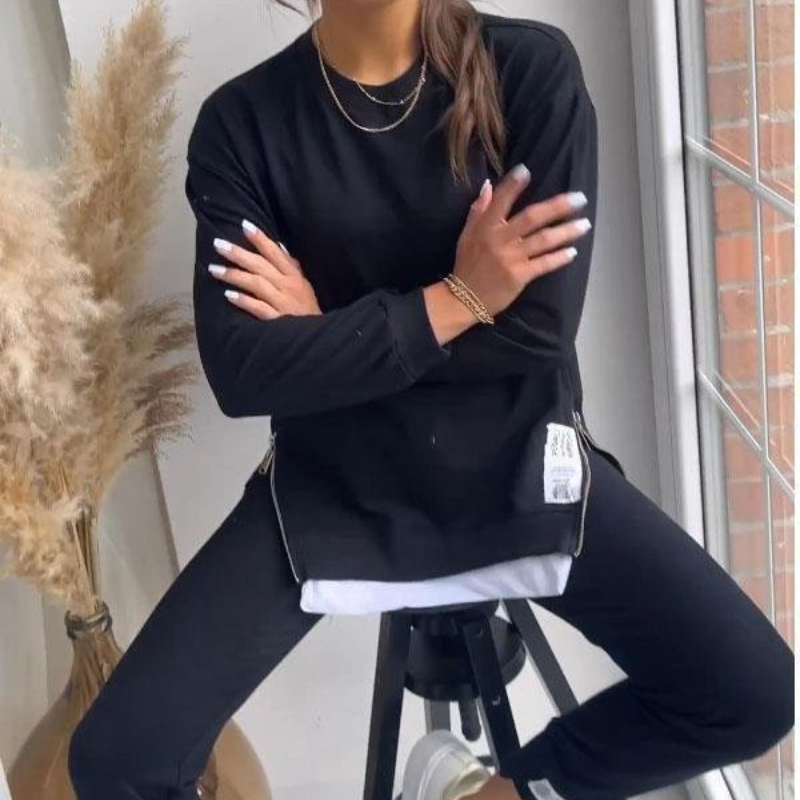 Samira™-  Sweatshirt Todelt sett