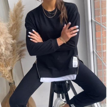 Samira™-  Sweatshirt Todelt sett
