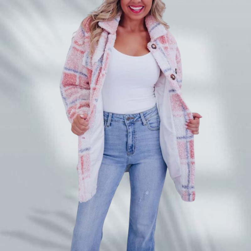 Daisy™ - Fleece-rutete jakke