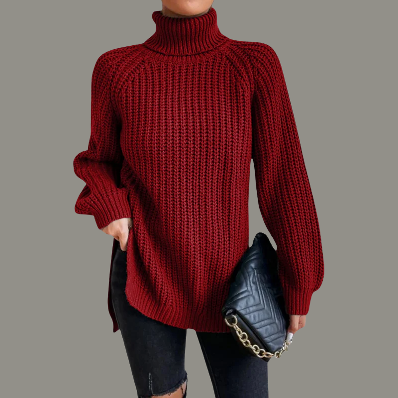 Inea™ - Elegant Høyhalset Genser