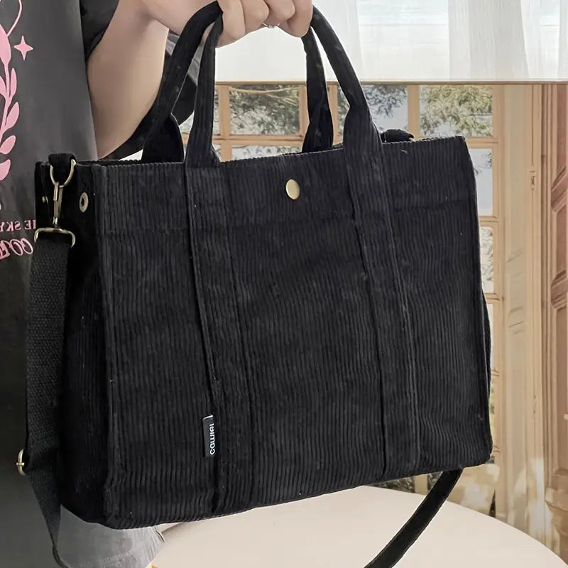 Phoebe™- Kordfløyels crossbody-veske