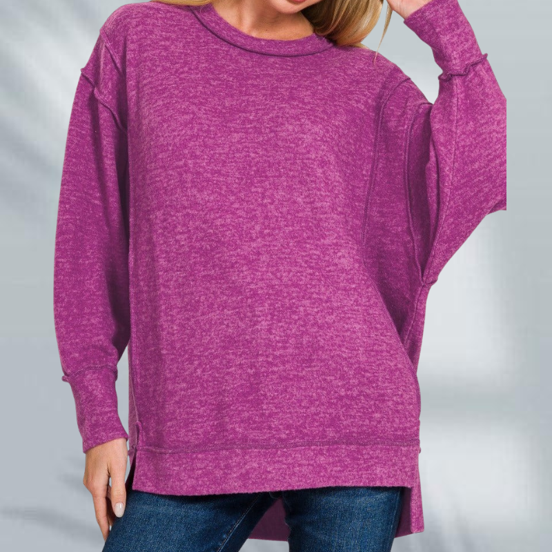 Pearl™- Avslappet myk Sweatshirt