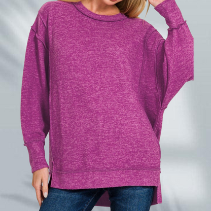 Pearl™- Avslappet myk Sweatshirt