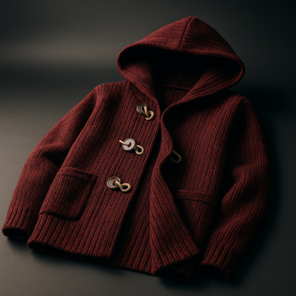 Charlie™- Strikket hettegenser Cardigan