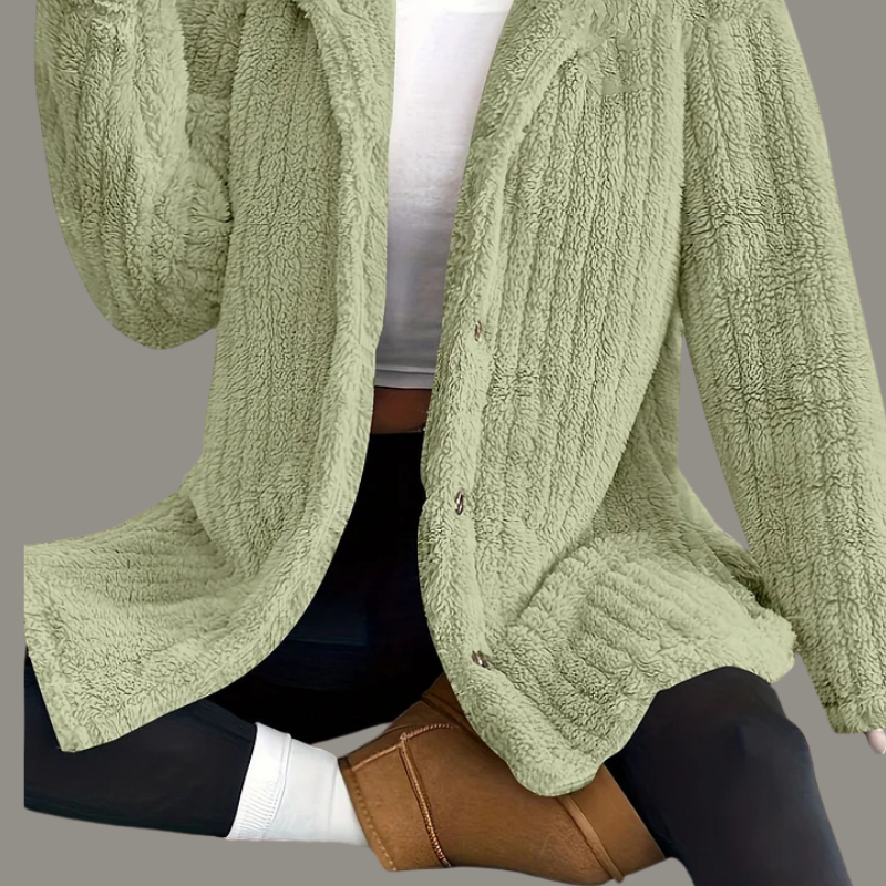 Esme™ - Teddycoat med hette