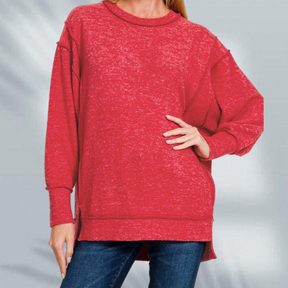 Pearl™- Avslappet myk Sweatshirt