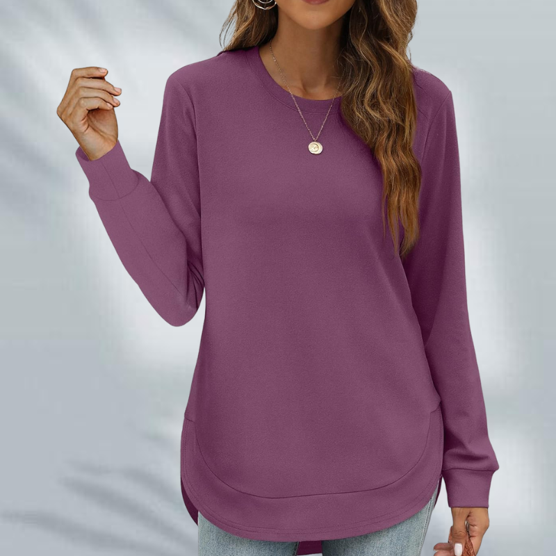 Nicolette™- Buet Fald Sweatshirt
