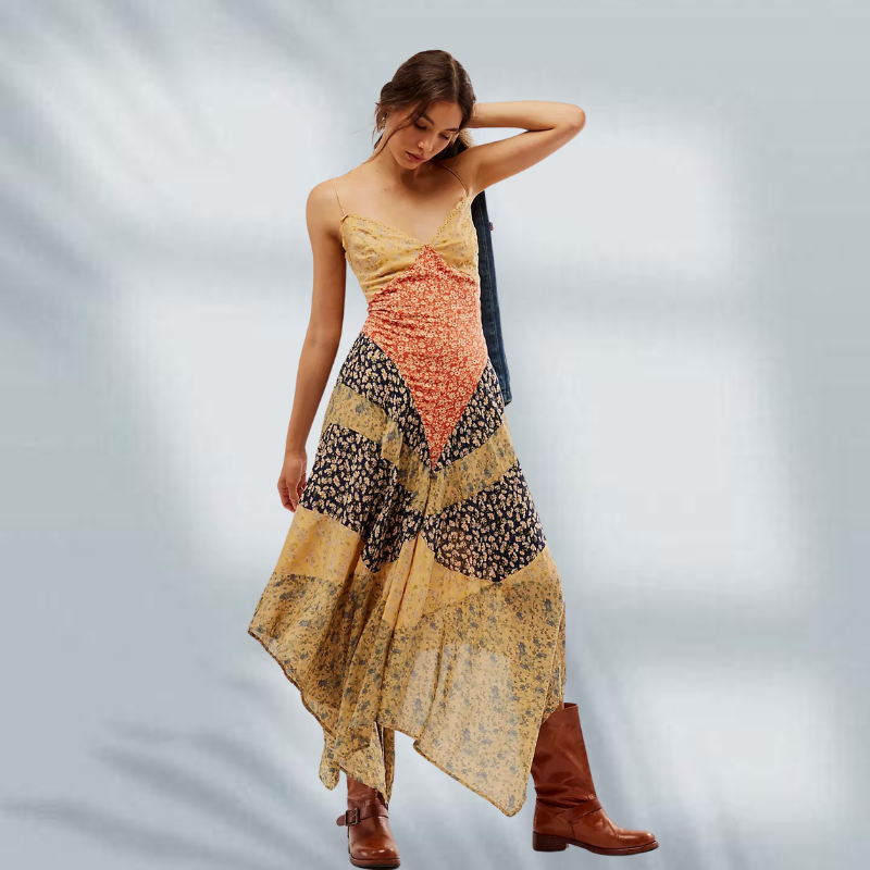 Alison™ - Bohemian Blomsterkjole