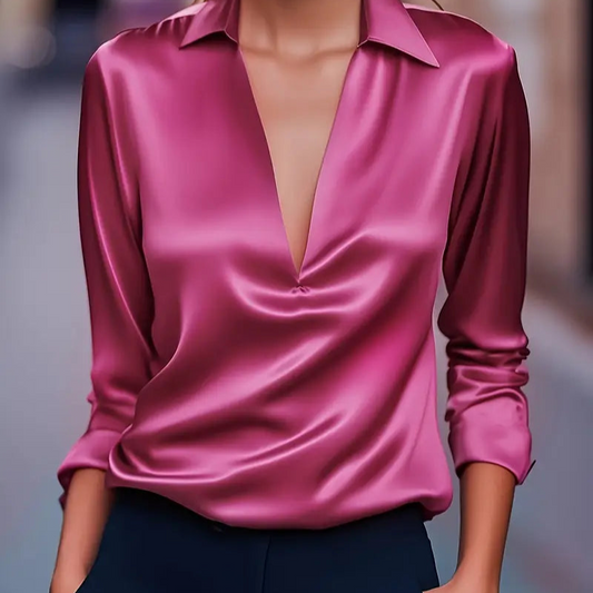 Ellie™- Premium topp med V-hals