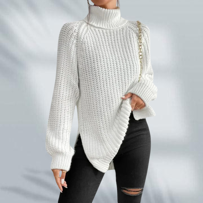 Inea™ - Elegant Høyhalset Genser