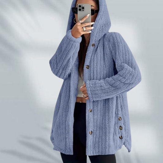 Esme™ - Teddycoat med hette