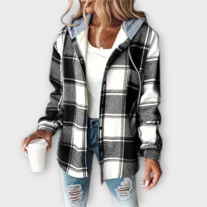 Alysa™ - Checkered Hettegenserjakke