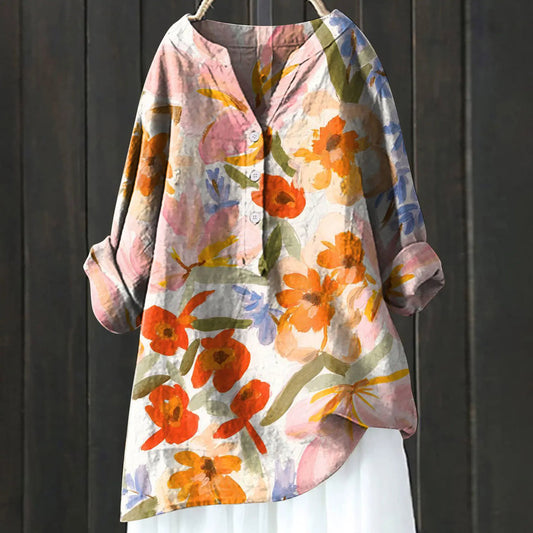 Jovita™ – Bluse med blomsterprint