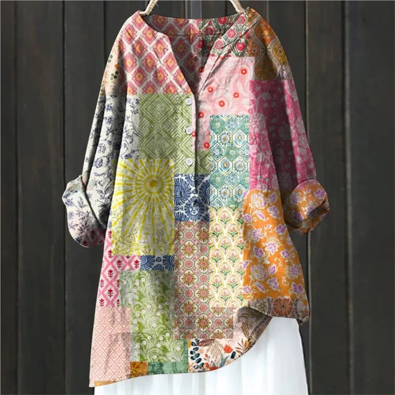 Jovita™ – Bluse med blomsterprint