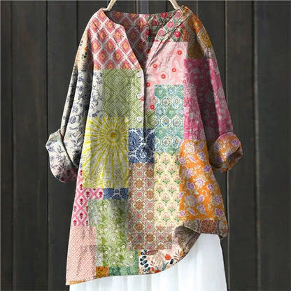 Jovita™ – Bluse med blomsterprint
