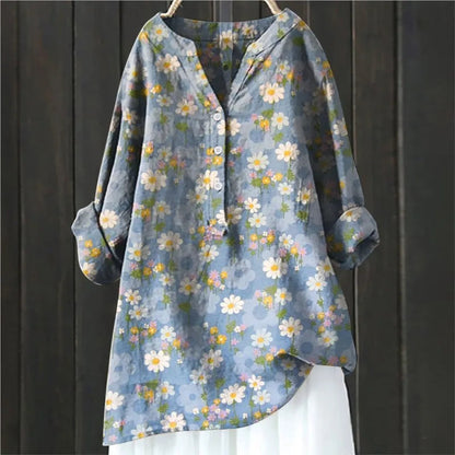 Jovita™ – Bluse med blomsterprint