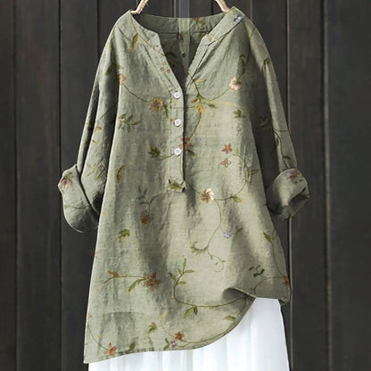 Jovita™ – Bluse med blomsterprint