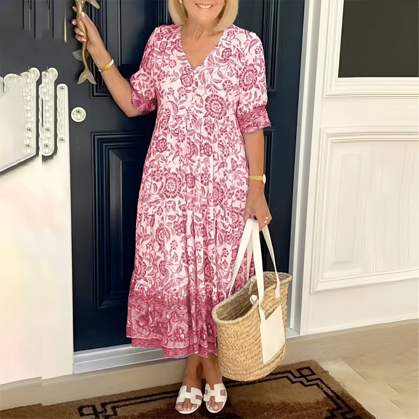 Lucy™ – Elegant blomsterkjole
