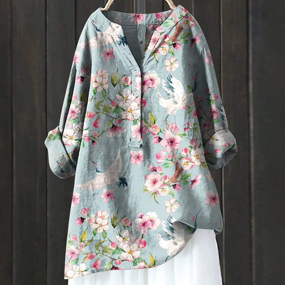 Jovita™ – Bluse med blomsterprint