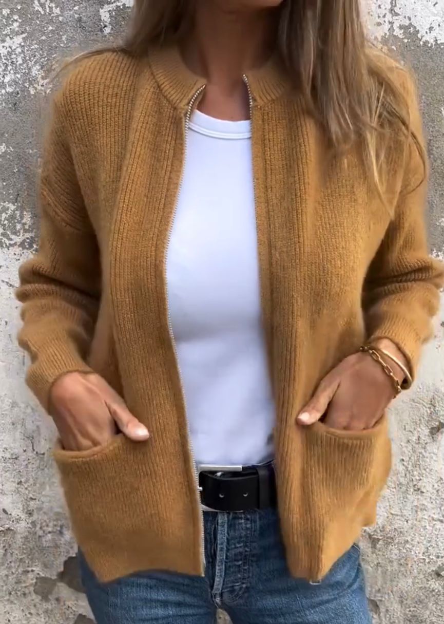 Geraldine™ – Varm vintercardigan