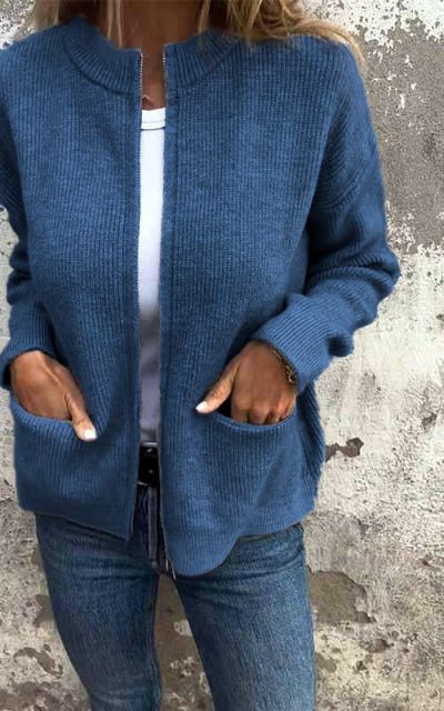 Geraldine™ – Varm vintercardigan