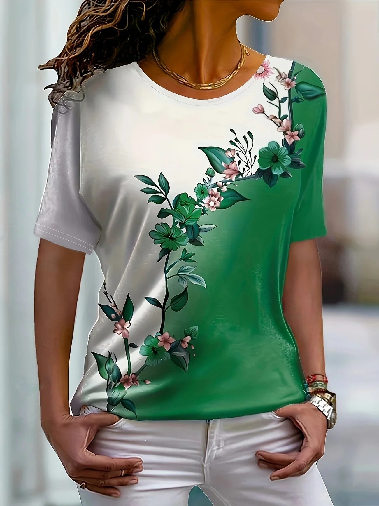 Melina™ – Blomstertopp for kvinner