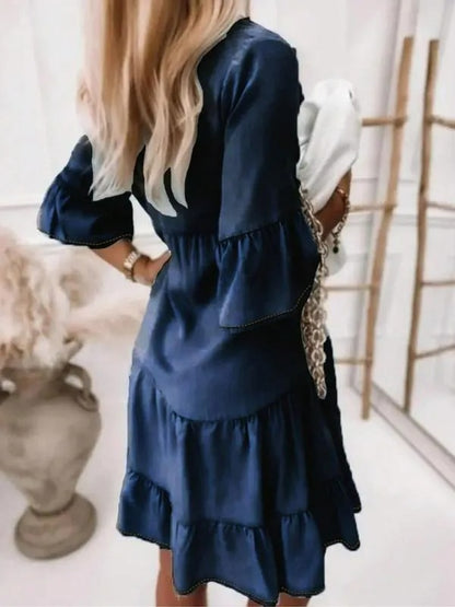 Ysella™- Feminin denimkjole