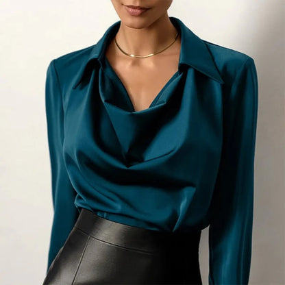 Danika™- Elegant langermet topp for kvinner