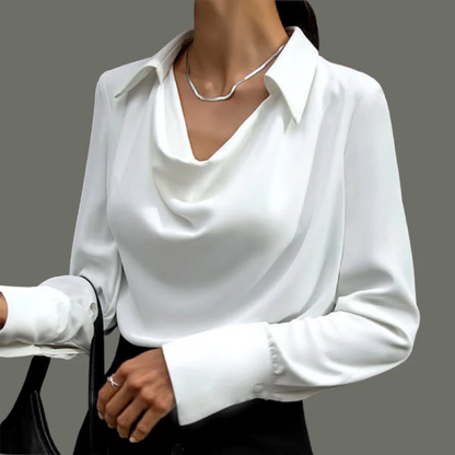 Danika™- Elegant langermet topp for kvinner
