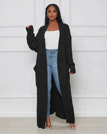 Leonora™ – Lang varm cardigan