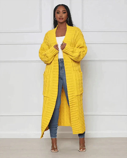 Leonora™ – Lang varm cardigan