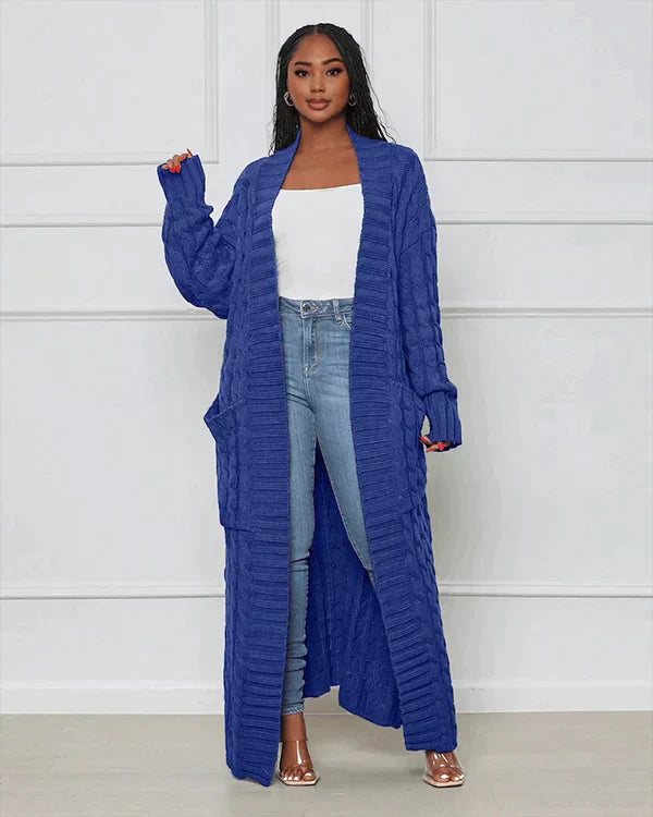 Leonora™ – Lang varm cardigan