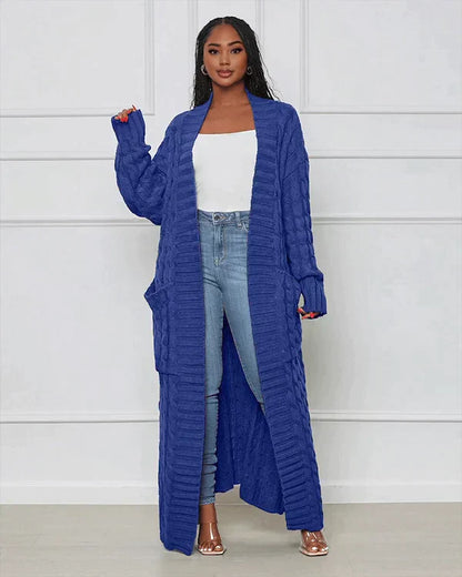 Leonora™ – Lang varm cardigan
